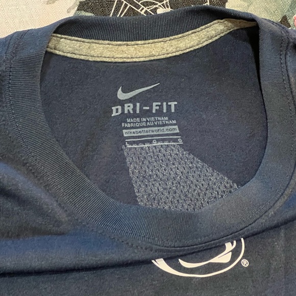 NWT 2014 NIKE DRI-FIT PSU PENN STATE NITTANY LIONS PLAYERS LEGEND LOGO L RARE - Picture 4 of 9